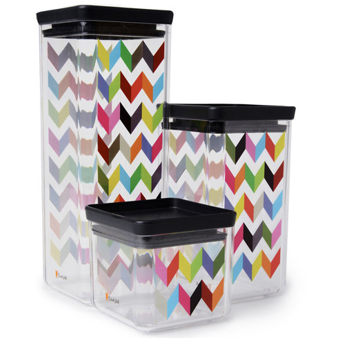 French Bull Ziggy Airtight Food Storage 3 Piece Kitchen ...
