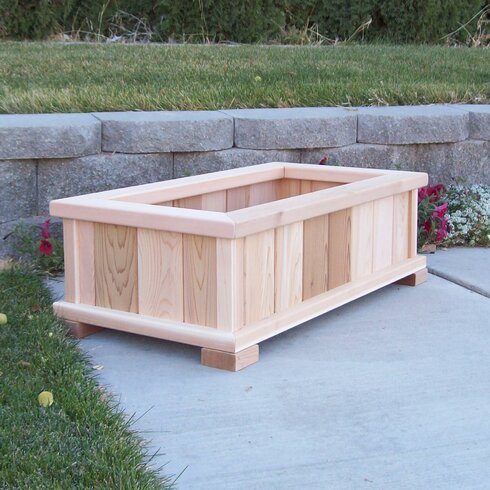 WoodCountry Cedar Planter Box & Reviews | Wayfair