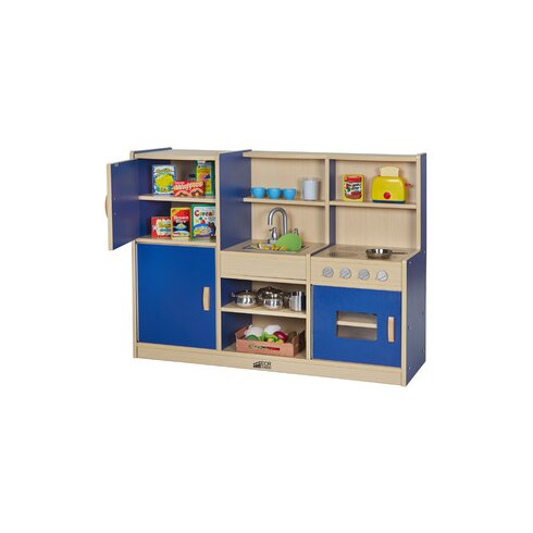 ECR4Kids 4-in-1 Play Kitchen & Reviews | Wayfair