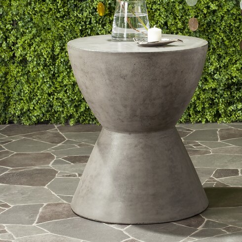 Safavieh Leonard Concrete Stool & Reviews | Wayfair.co.uk