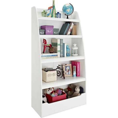 Viv Rae Besse Kids 4 Shelf 60 Bookcase Reviews Wayfair Besse Kids 4 Shelf 60 Bookcase