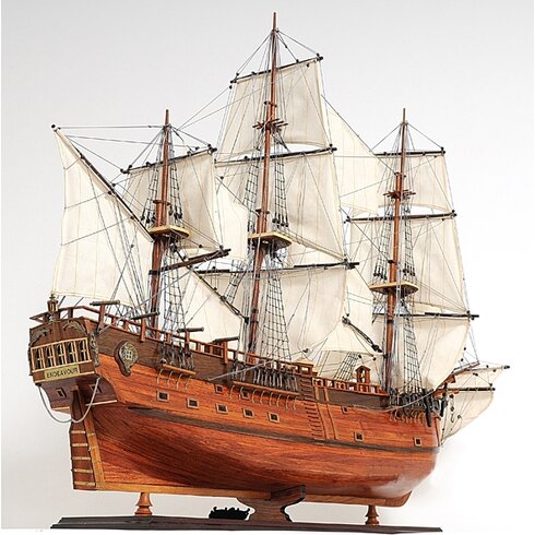 Old Modern Handicrafts HMS Endeavour Model Ship & Reviews | Wayfair