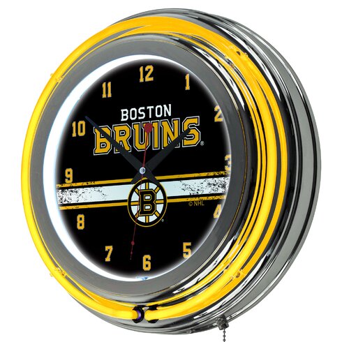 Trademark Global NHL Neon 14.5" Wall Clock | Wayfair.ca