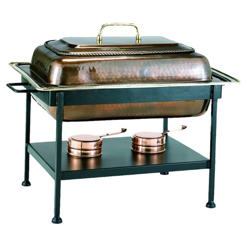 Old Dutch Rectangular Antique Copper Chafing Dish ...