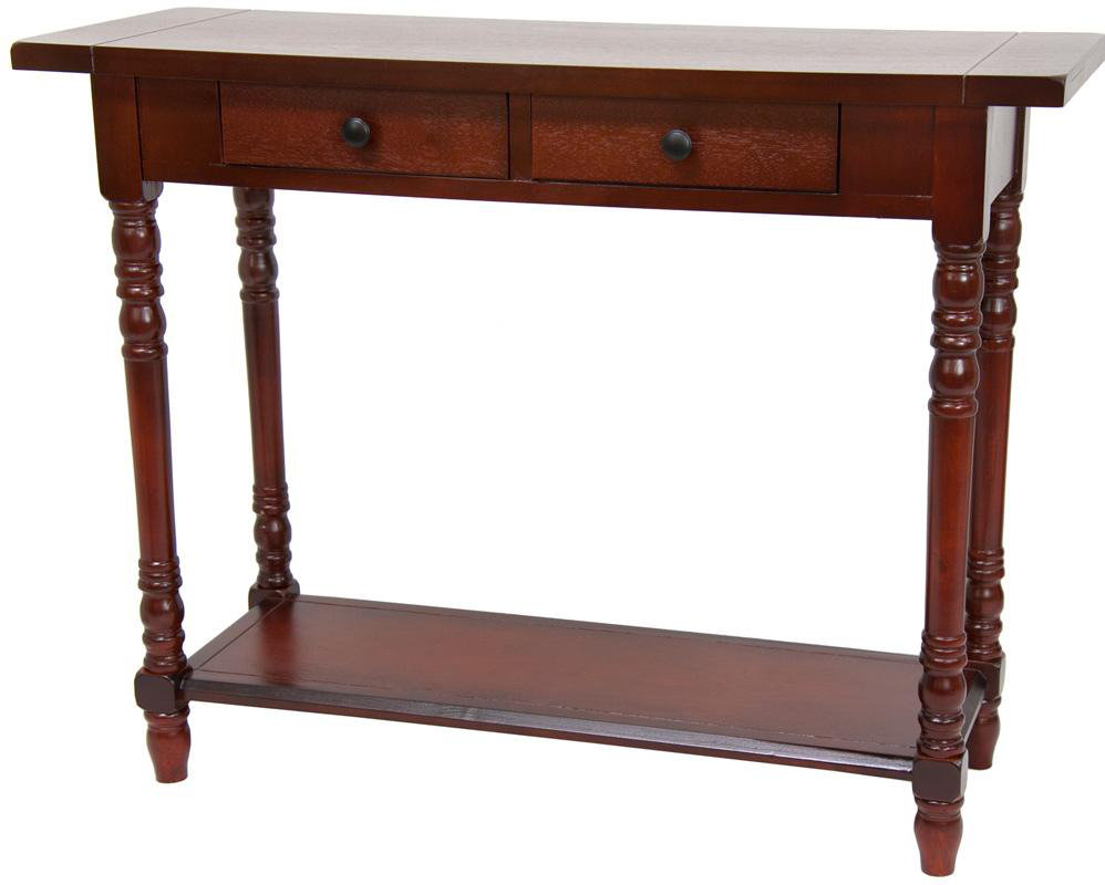 Oriental Furniture Foyer Console Table with 2 Drawers & Reviews Wayfair