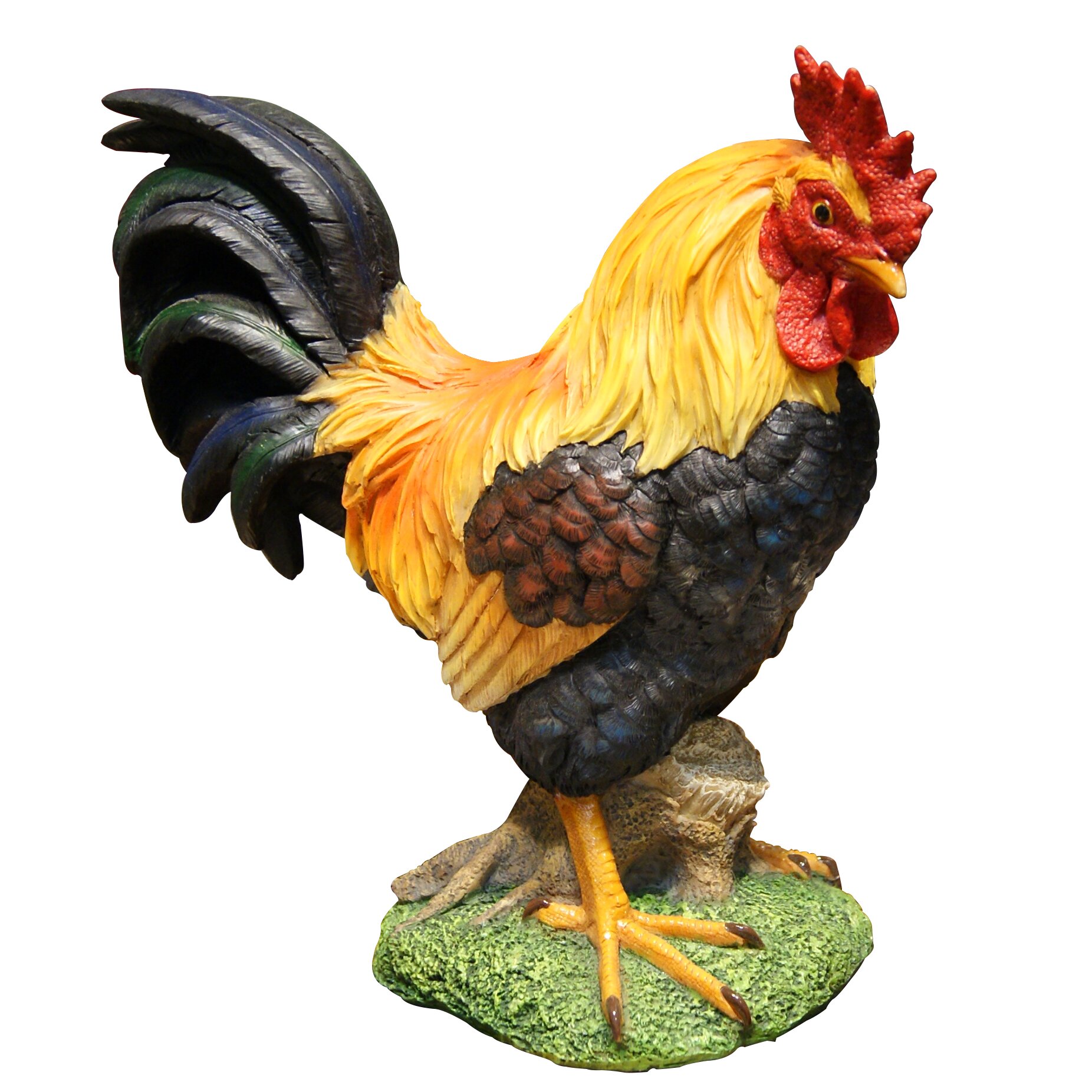 Alpine Garden Rooster Statue & Reviews | Wayfair