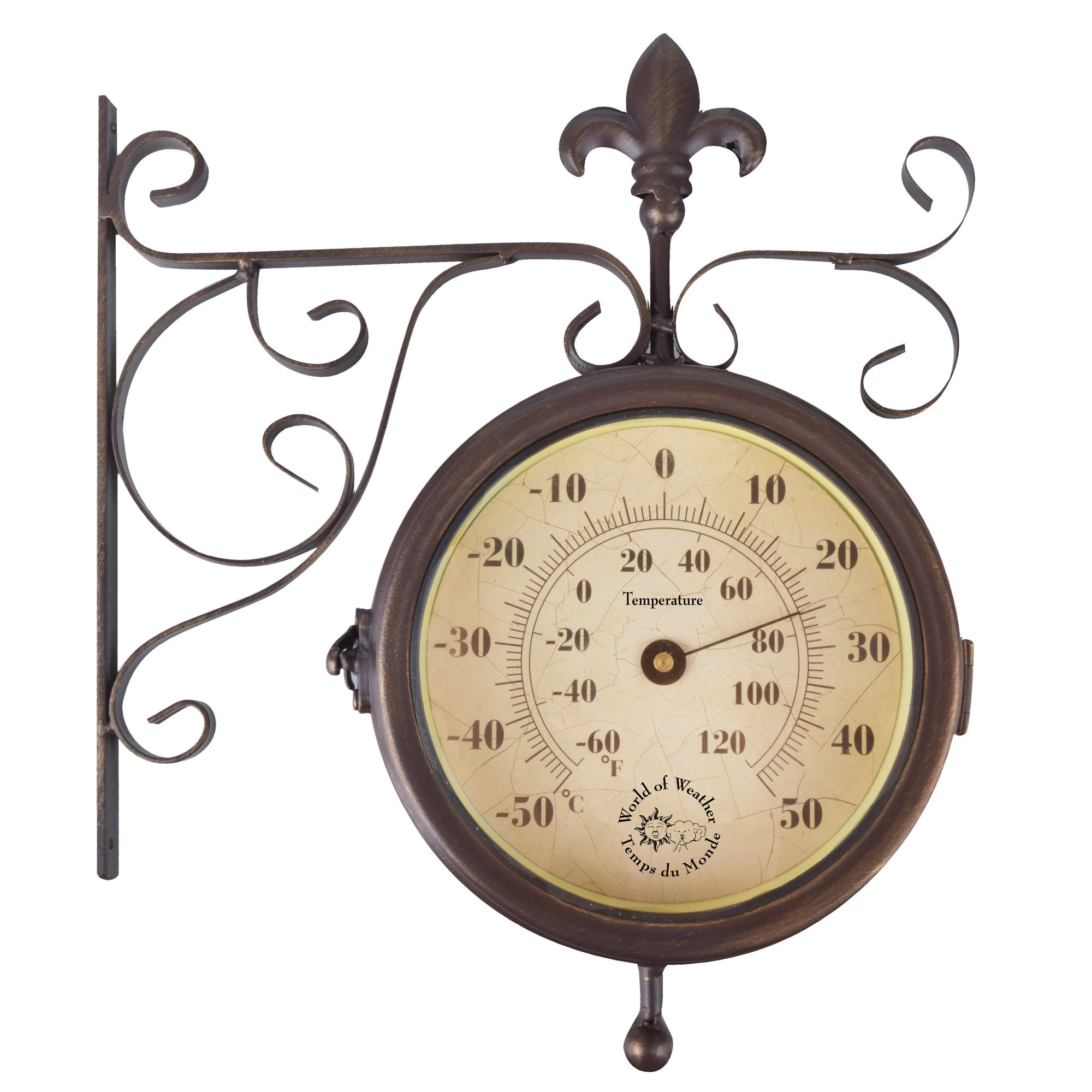 EsschertDesign World of Weather Plastic Station Clock and Thermometer & Reviews Wayfair.ca