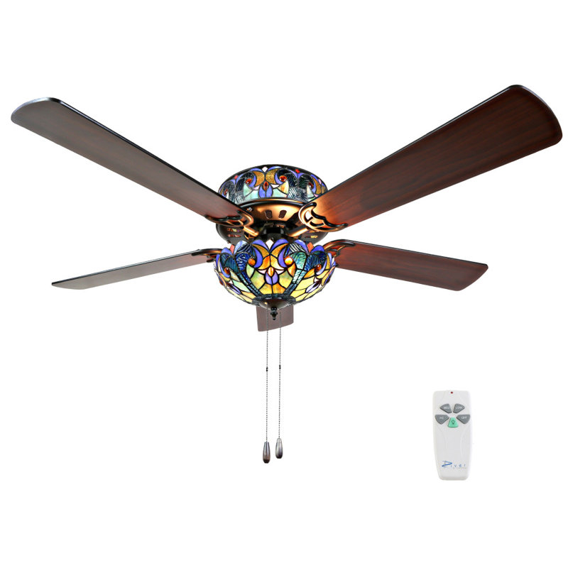 River Of Goods 52 5 Blade Ceiling Fan With Remote Reviews Wayfair Default Name