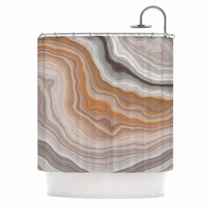 'Burnt' Shower Curtain