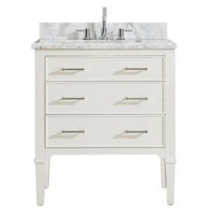 Beautiful Chrome Bathroom Vanity Wayfair Leia 31 Single Bathroom Vanity Set