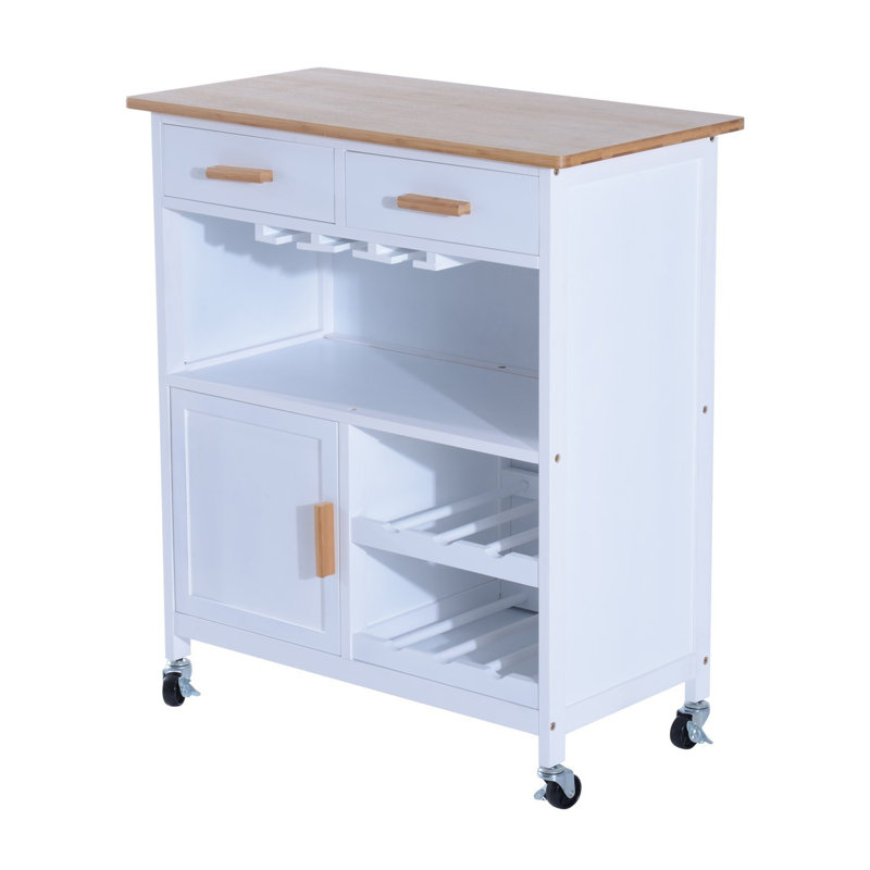 Winston Porter Agnes 6 Bottle Fancy Wine Rack And Stemware Storage Winston Porter Agnes 6 Bottle Fancy Wine Rack And Stemware Storage Kitchen Cart Wayfair