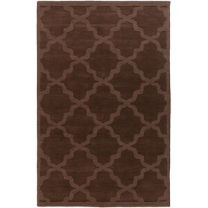 Blankenship Brown Geometric Abbey Area Rug