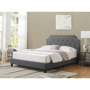 Klerken Upholstered Platform Bed by House of Hampton