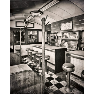 Retro Diner Wall Art Wayfair Retro Diner Photographic Print