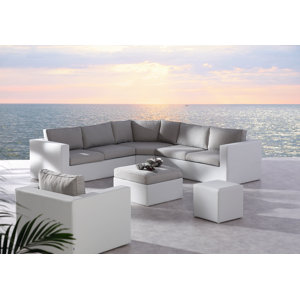 Eckteil Lounge Lara mit Auflage von Kampen Living