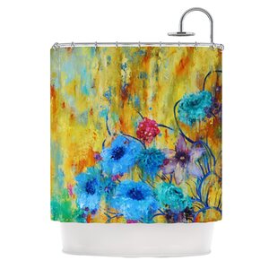 Cosmic Love Garden Polyester Shower Curtain