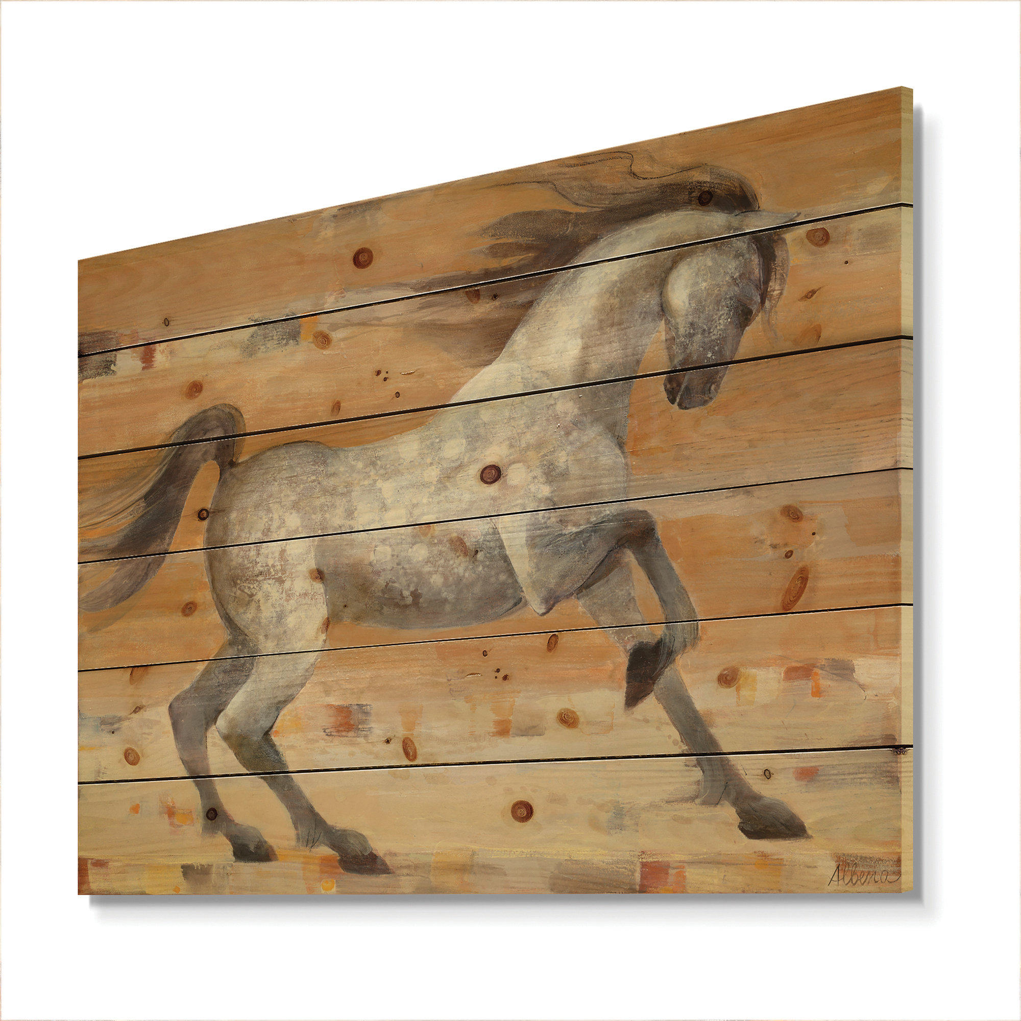 East Urban Home Modern Farmhouse Southwest Horse Print On Wood East Urban Home Modern Farmhouse Southwest Horse Print On Wood Wayfair