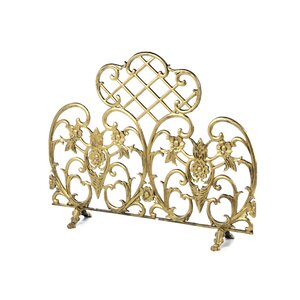 Antique Gold Fireplace Screen