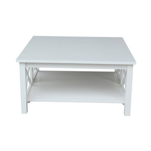 White Coffee Tables You Ll Love Wayfair Quickview Unfinished White