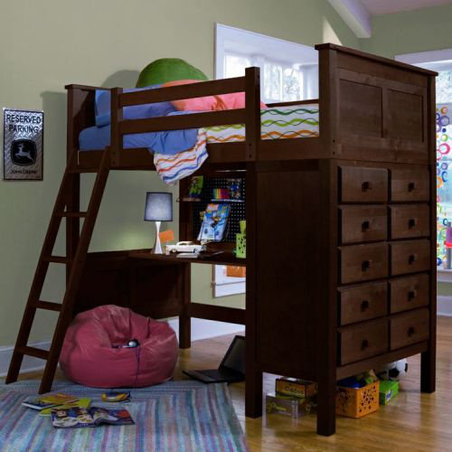 Epoch Design Kenai Twin Loft Bed W Dresser Reviews Wayfair Kenai Twin Loft Bed W Dresser