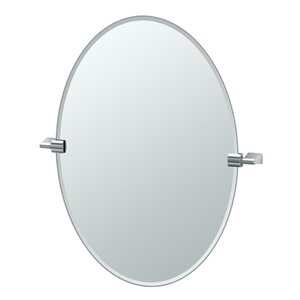 Bleu Oval Mirror