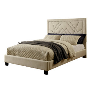 Ava Contemporary Panel Bed by Everly Quinn