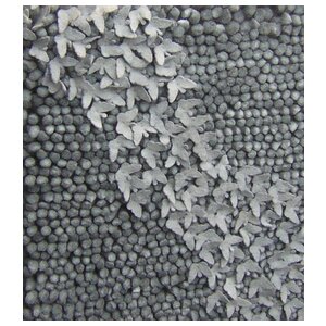 Butterfly Hand-Woven Pewter Area Rug