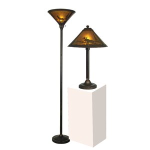 Wilderness 2 Piece Table and Floor Lamp Set