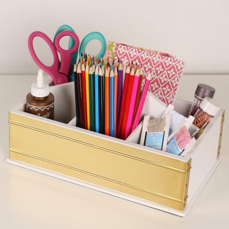 Kate And Laurel Industrious Desktop Office Supply Caddy Organizer Industrious Desktop Office Supply Caddy Organizer