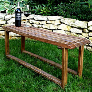 Gartenbank Milan aus Massivholz von Prestington