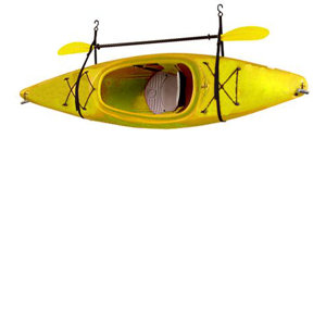 Kayak / Canoe Storage and Portage Hang 1 Deluxe Strap Storage System Ceiling/Wall Mounted Kayak Rack
