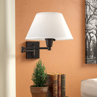 Bedroom Swing Arm Wall Lamps Wayfair Aberdeenshire 1 Light Plug In Swing Arm Lamp