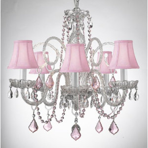 5-Light Crystal Chandelier