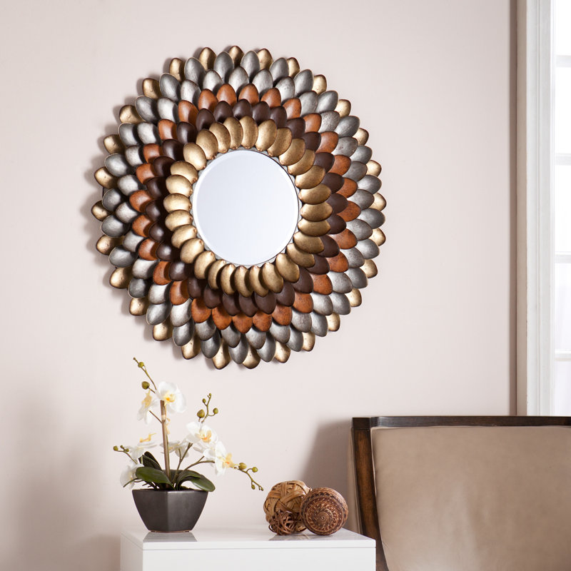 Circle Wall Mirrors red barrel studio decorative round wall mirror & reviews | wayfair Circle Wall Mirrors red barrel studio decorative round wall mirror & reviews | wayfair