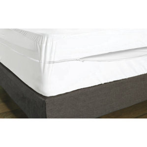 Lite PVC Zippered Hypoallergenic Mattress Protector by Kashi Home
