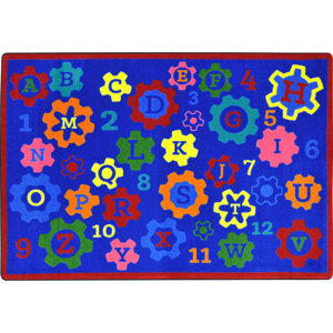 Kid Essentials Blue Indoor/Outdoor Area Rug