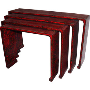 Nesting Console Tables Wayfair Afton 4 Piece Nesting Console Table Set