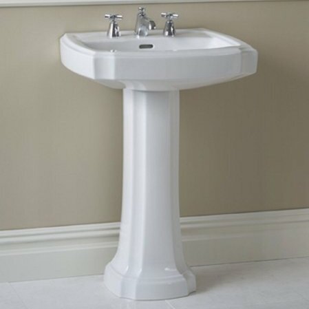 Toto Guinevere Vitreous China 27 Pedestal Bathroom Sink