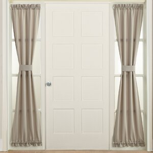 Groton Solid Room Darkening Rod Pocket Single Curtain Panel