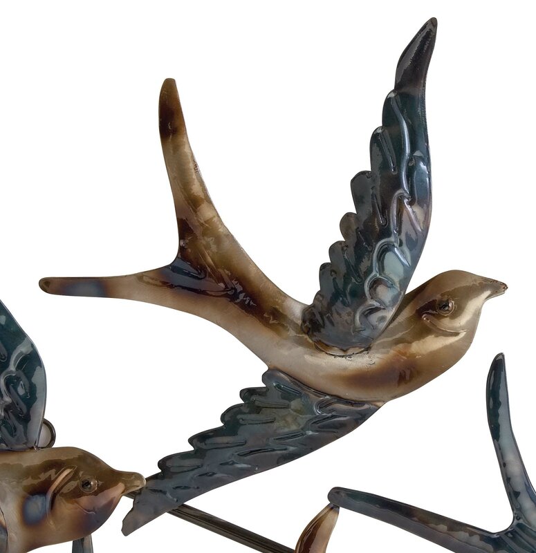 Cole & Grey Metal Bird Wall Décor & Reviews | Wayfair