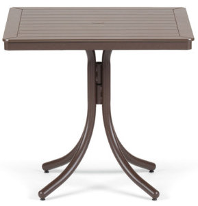Balcony Height Patio Table Wayfair Marine Grade Polymer 32 Square Balcony Height Dining Table