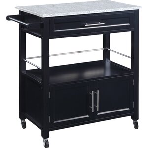 Byard Kitchen Cart with Granite Top