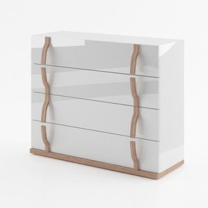 Alice Gloss 4 Drawer Dresser by Brayden Studio