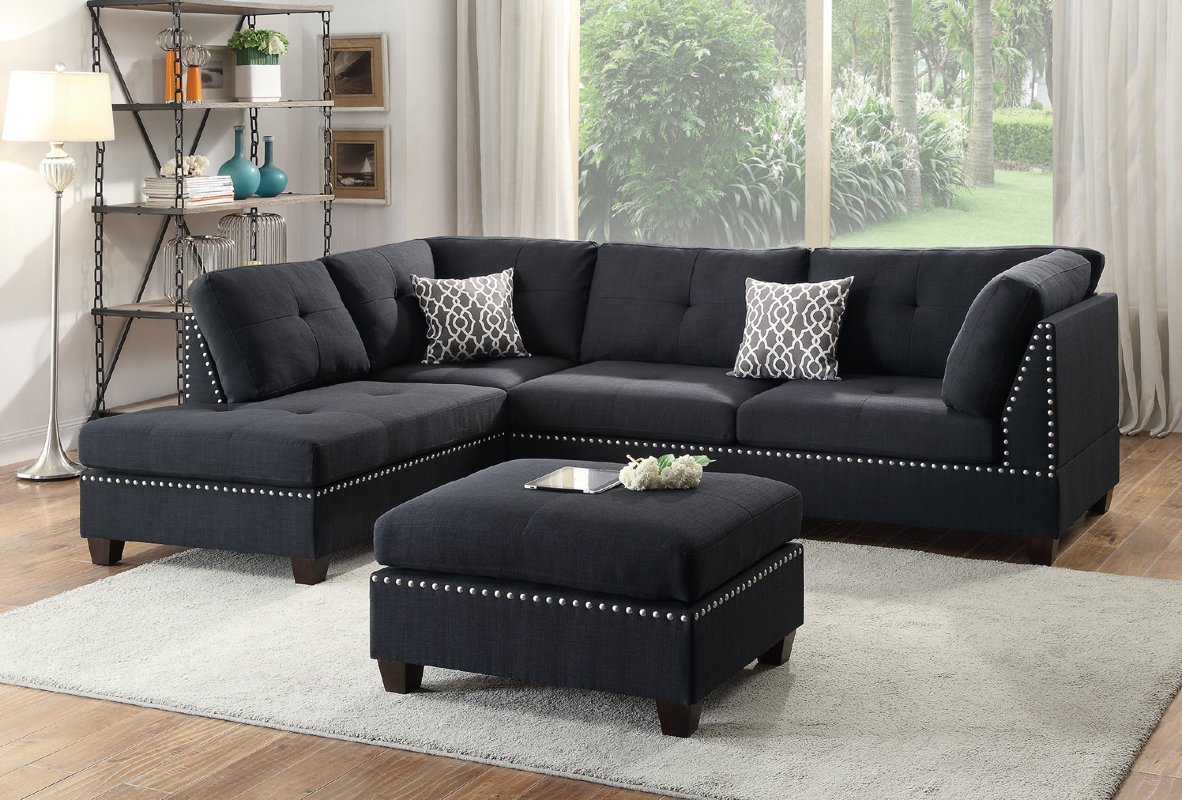 Infini Furnishings Reversible Sectional & Reviews | Wayfair