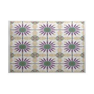 Abbie Green/Purple Indoor/Outdoor Area Rug