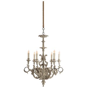 Ebby High French 6-Light Candle-Style Chandelier