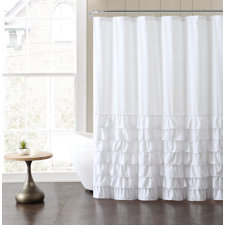 White Shower Curtain modern white shower curtains | allmodern White Shower Curtain modern white shower curtains | allmodern