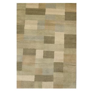 Madrid Wool Green Area Rug