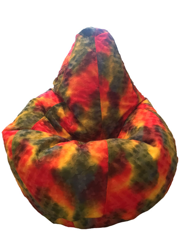 B F Manufacturing Fuzzy Tie Dye Bean Bag Chair Reviews Wayfair Ca Fuzzy Tie Dye Bean Bag Chair