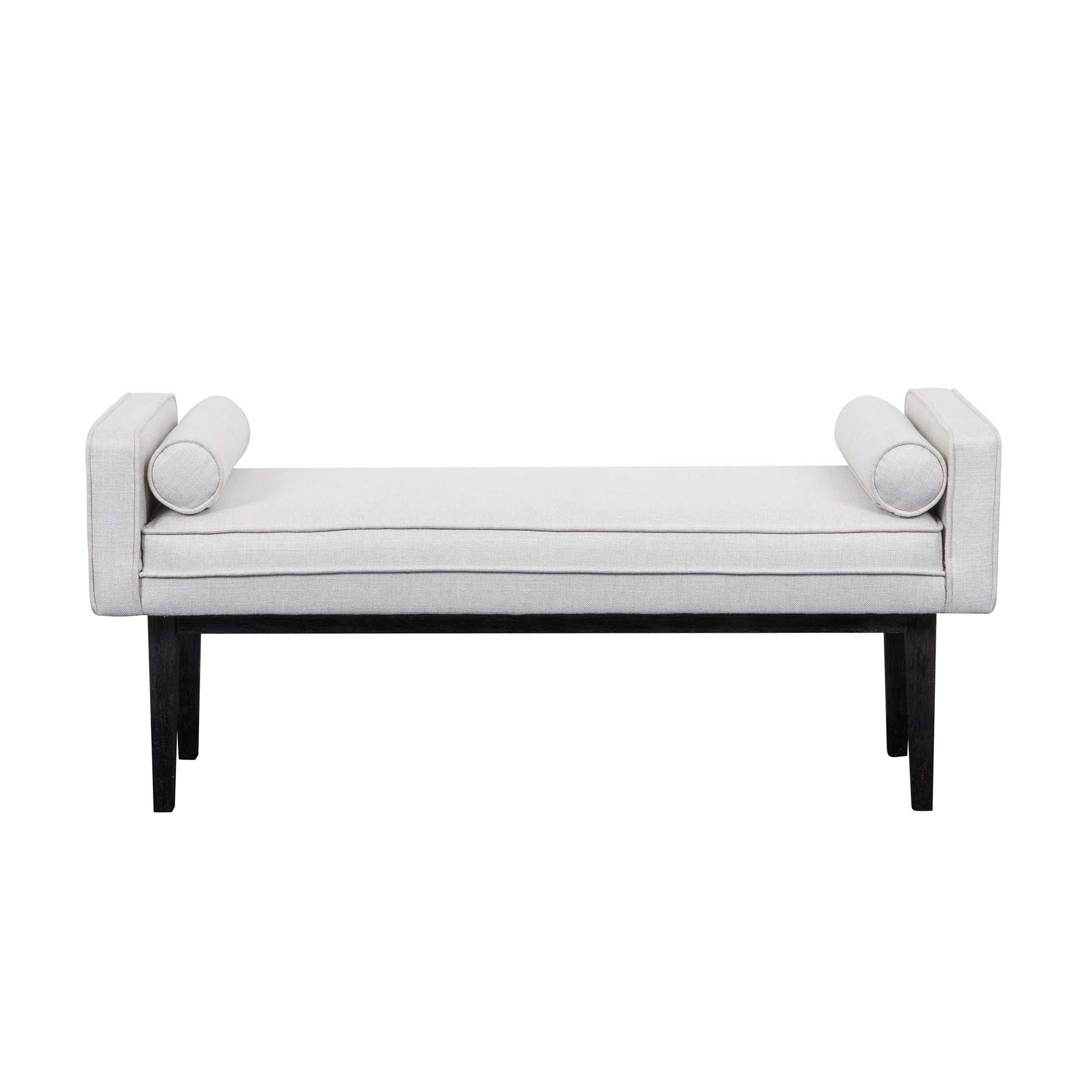 Ivy Bronx Schulenburg Upholstered End Of Bed Bench In Natural White Ivy Bronx Schulenburg Upholstered End Of Bed Bench In Natural White Wayfair